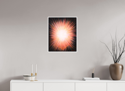 50 x 60,5 cm, Papier ohne Rahmen Erleuchtung