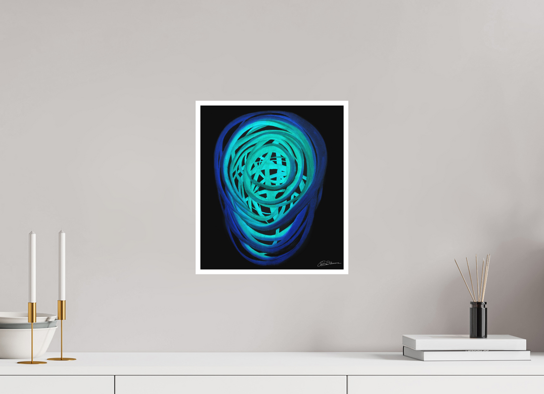 30 x 34,4 cm, Papier ohne Rahmen Wasser | Frühling