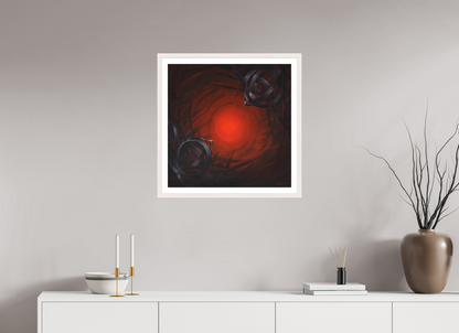 60 x 60 cm, Druck auf Papier gerahmt Lichtbildner