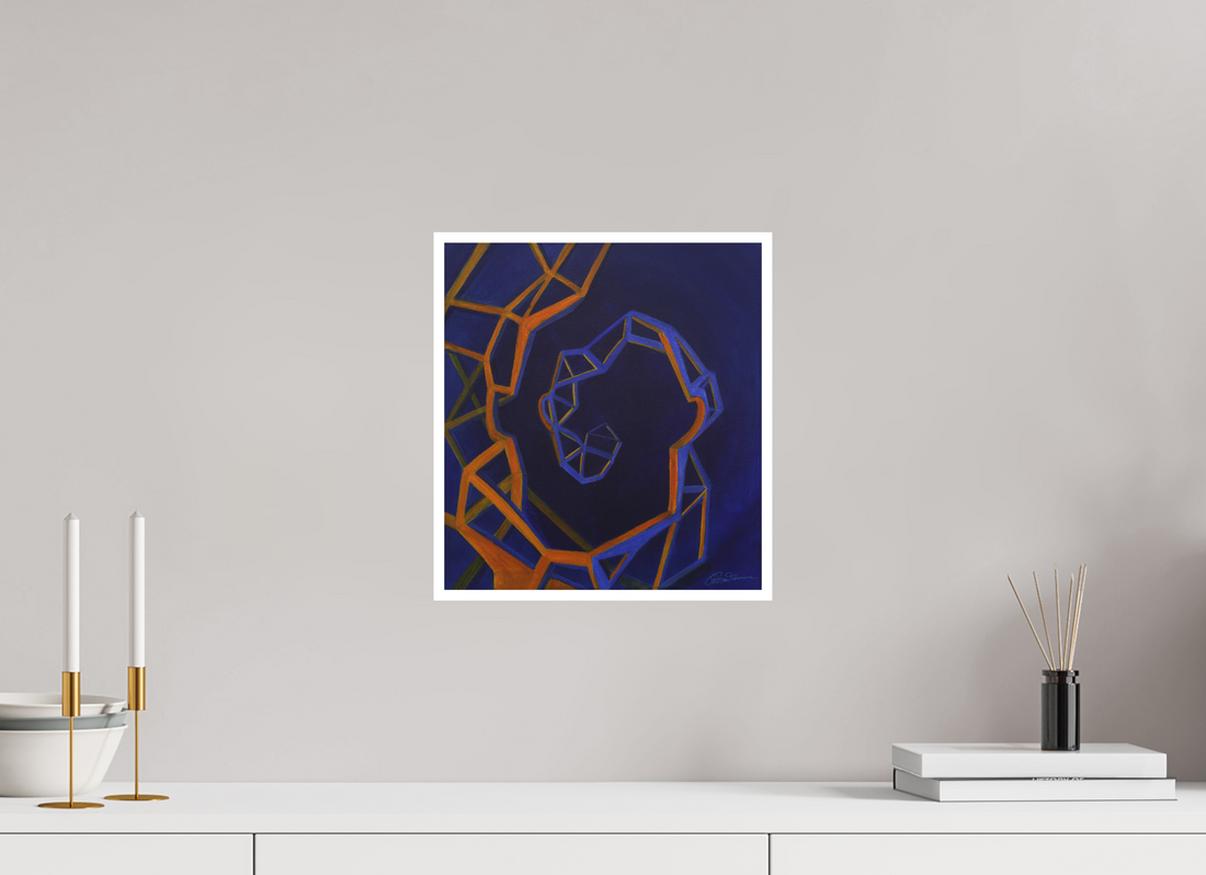 30 x 32,8 cm, Papier ohne Rahmen Evolution – Spirale des Selbst