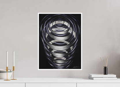 40 x 52,4 cm, Papier ohne Rahmen Sich um sich selbst drehen