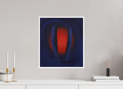 40 x 45,7 cm, Papier ohne Rahmen Selbst-Begegnung