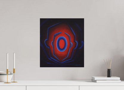 40 x 44,3 cm, Alu-Dibond-Druck mit Aufhängung Selbst-Ursprung