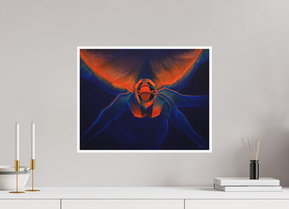 51,1 x 40 cm, Papier ohne Rahmen Feuerflug