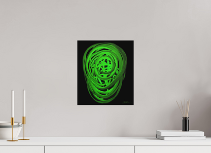 30 x 34,4 cm, Alu-Dibond mit Aufhängung Erde – Innerer Sproß | Frühling