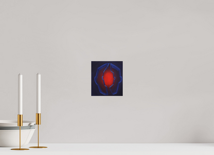 15 x 16,6 cm, Fine Art Print ohne Rahmen Selbst-Bild.  Innerer Kern