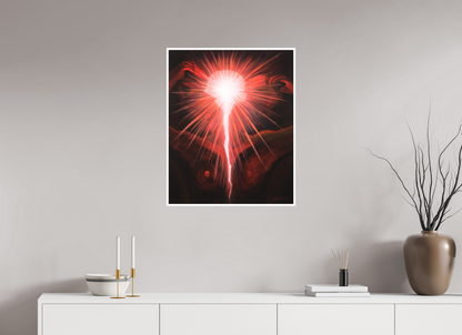 60 x 74 cm, Papier ohne Rahmen Lichtkörper – Der neue Mensch