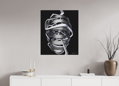 70 x 82,9 cm, Alu-Dibond mit Aufhängung Architektur des Bewusstseins - Innerer Pfad