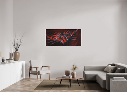 145,7 x 70 cm, Druck auf Papier Aufstieg des Phönix