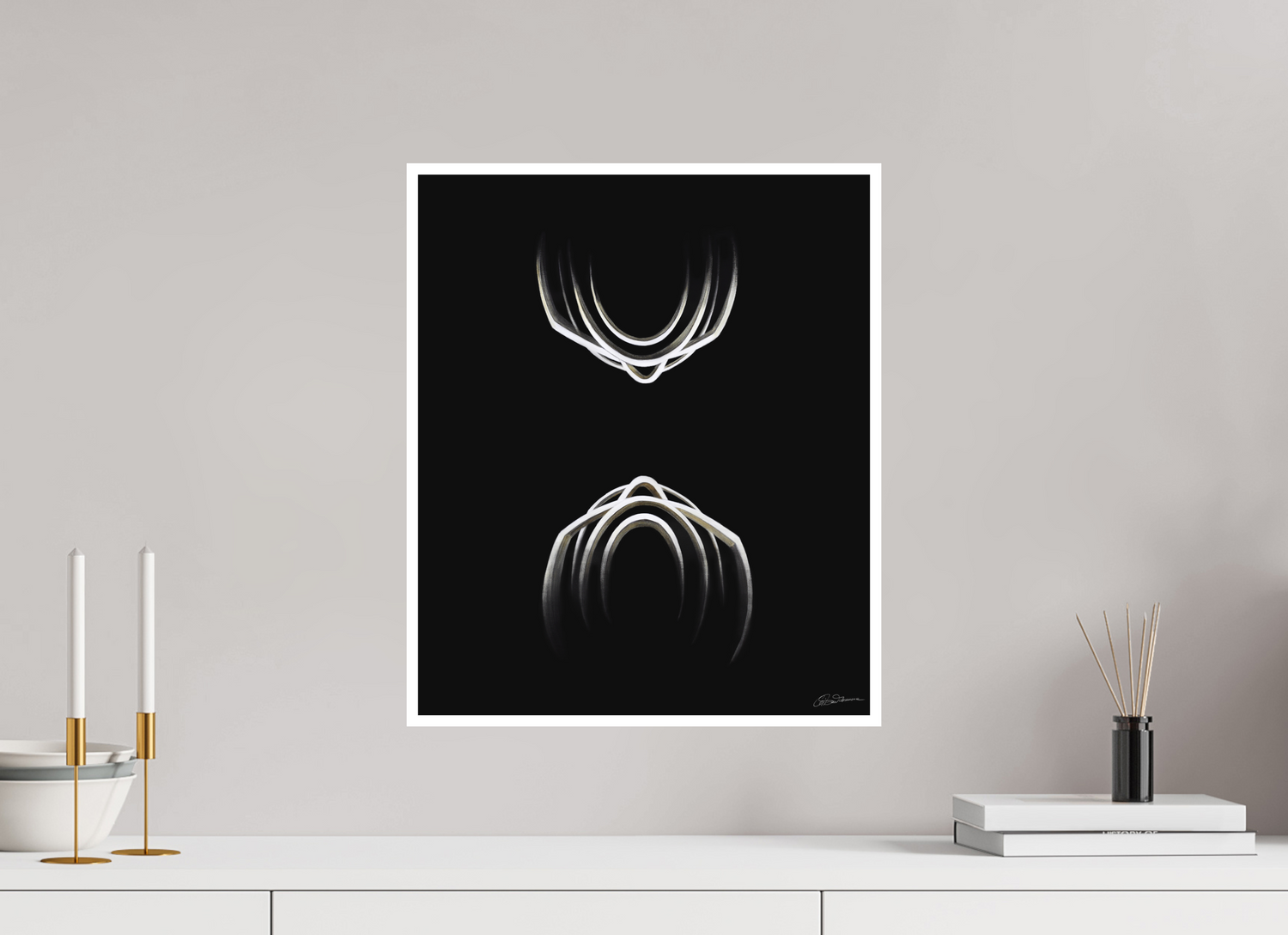 40 x 47,8 cm, Kunstdruck auf Papier ohne Rahmen Selbstbegegnung