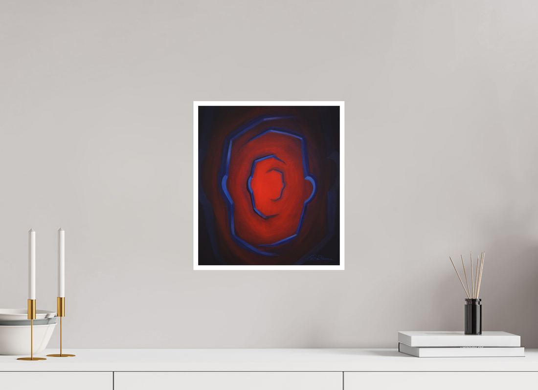 30 x 33,8 cm, Papier ohne Rahmen Ich war, ich bin, ich werde sein