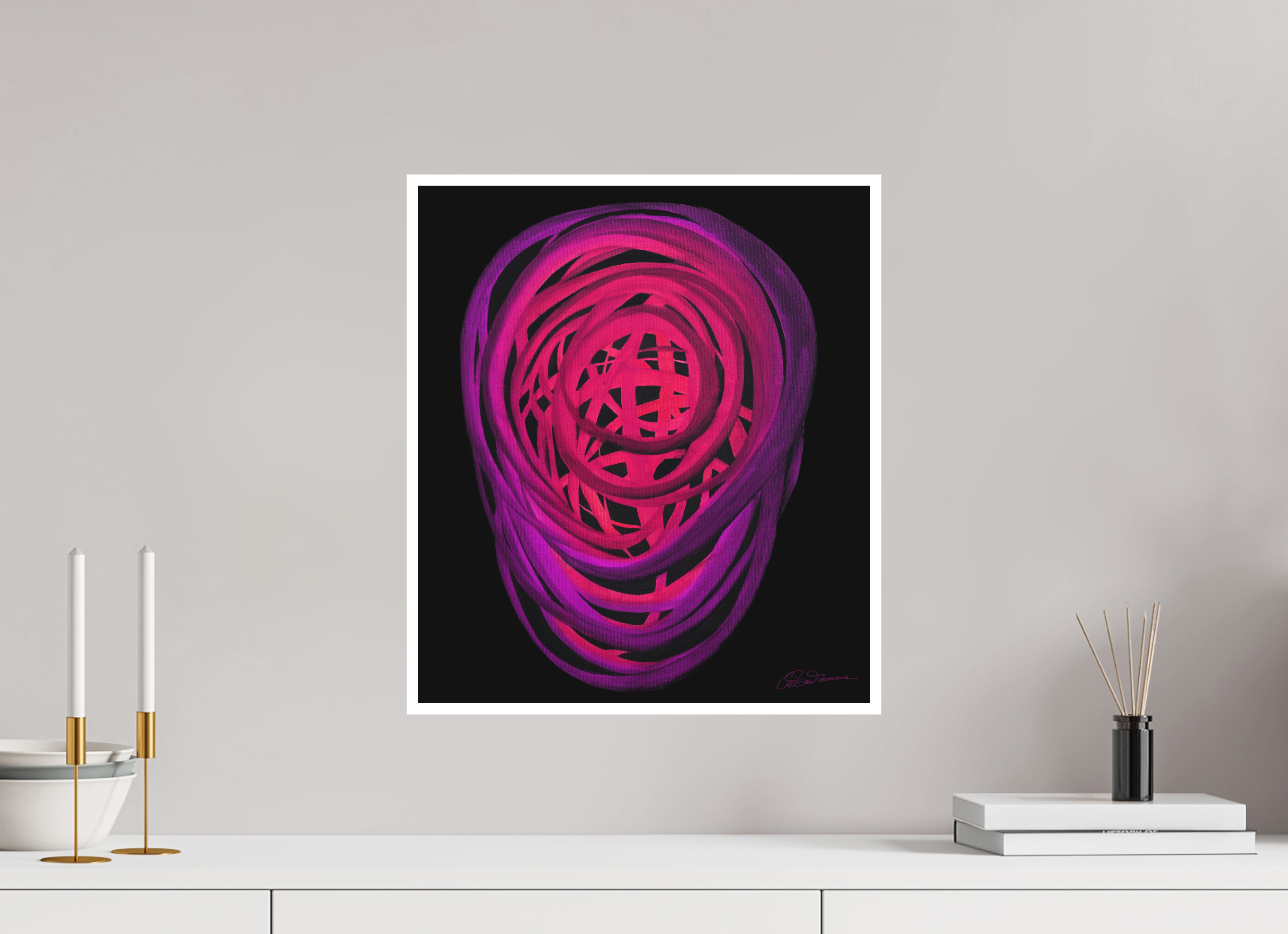 40 x 45,8 cm, Papier ohne Rahmen Blütezeit