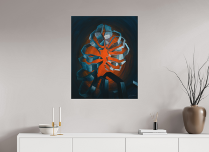 70 x 86,9 cm, Alu-Dibond mit Aufhängung Evolution des Selbst