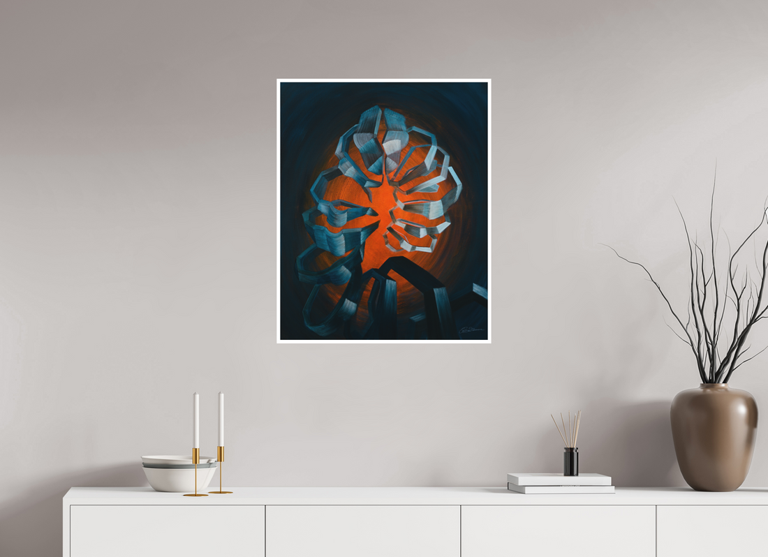 60 x 74,5 cm, Papier ohne Rahmen Evolution des Selbst
