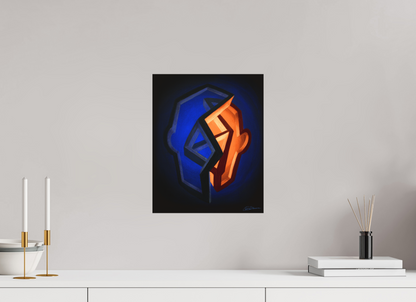 30 x 37,5 cm, Alu-Dibond mit Aufhängung Tag und Nacht