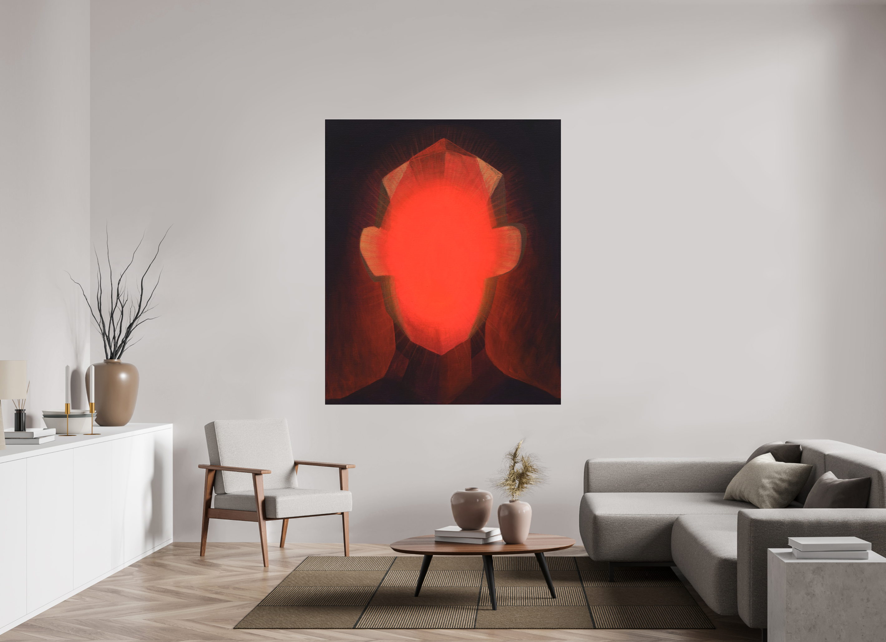 140 x 169,4 cm, Fine Art Pigmentdruck hinter Acrylglas Portal zum Selbst