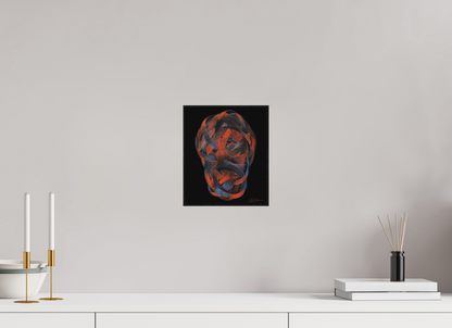 20 x 23,6 cm, Alu-Dibond mit Holzrahmen, schwarz Elementarwersen