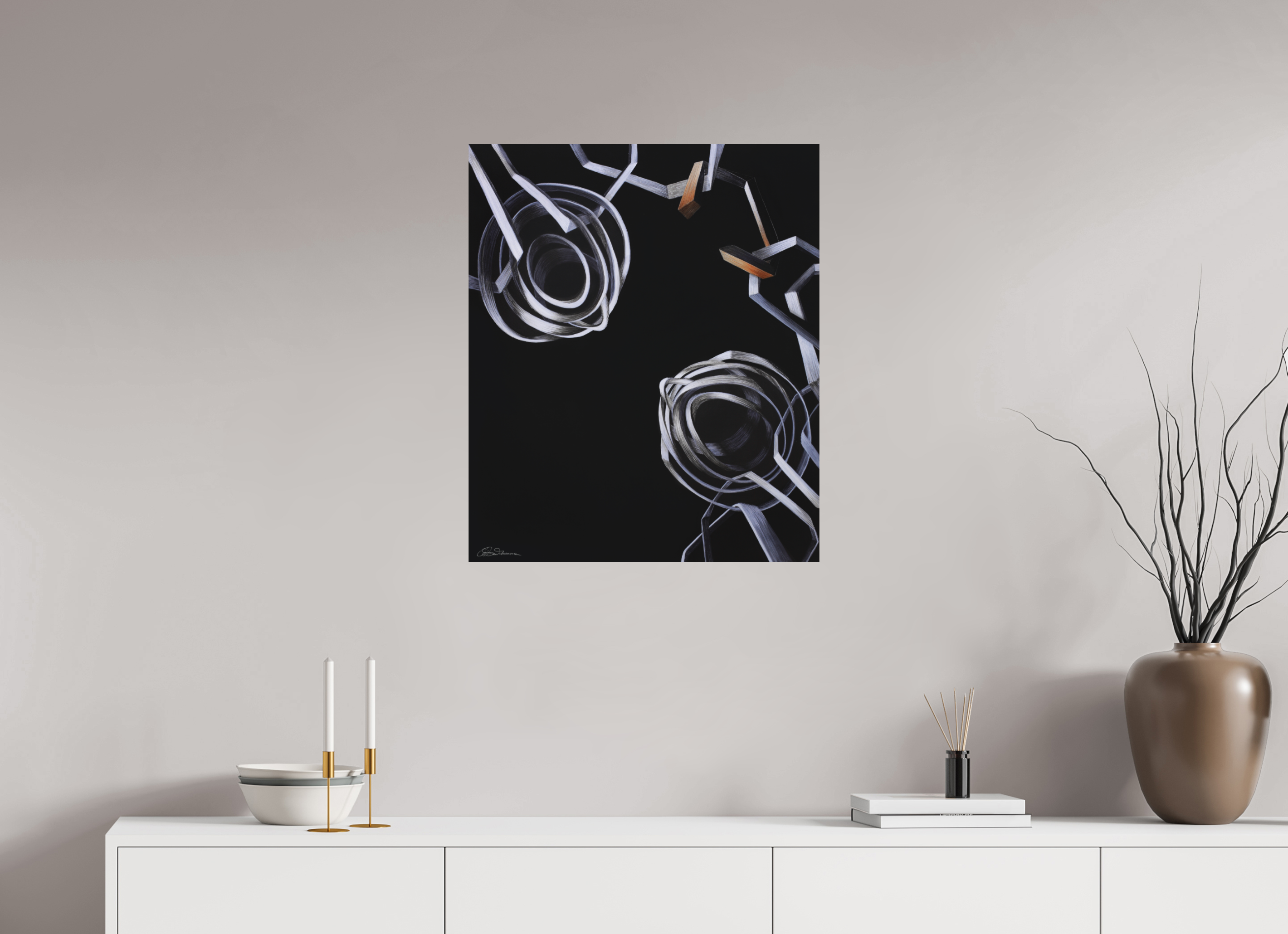 60 x 71,5 cm, Alu-Dibond mit Aufhängung Lösung