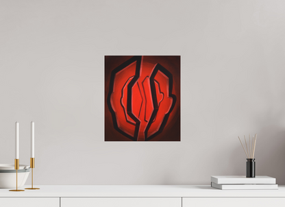 30 x 33,8 cm, Fine Art Pigmentdruck hinter Acrylglas Selbst-Bild. Zwei Portale eines Selbst