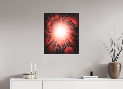 60 x 71,9 cm, Alu-Dibond mit Holzrahmen, schwarz Gemeinsames Leuchten