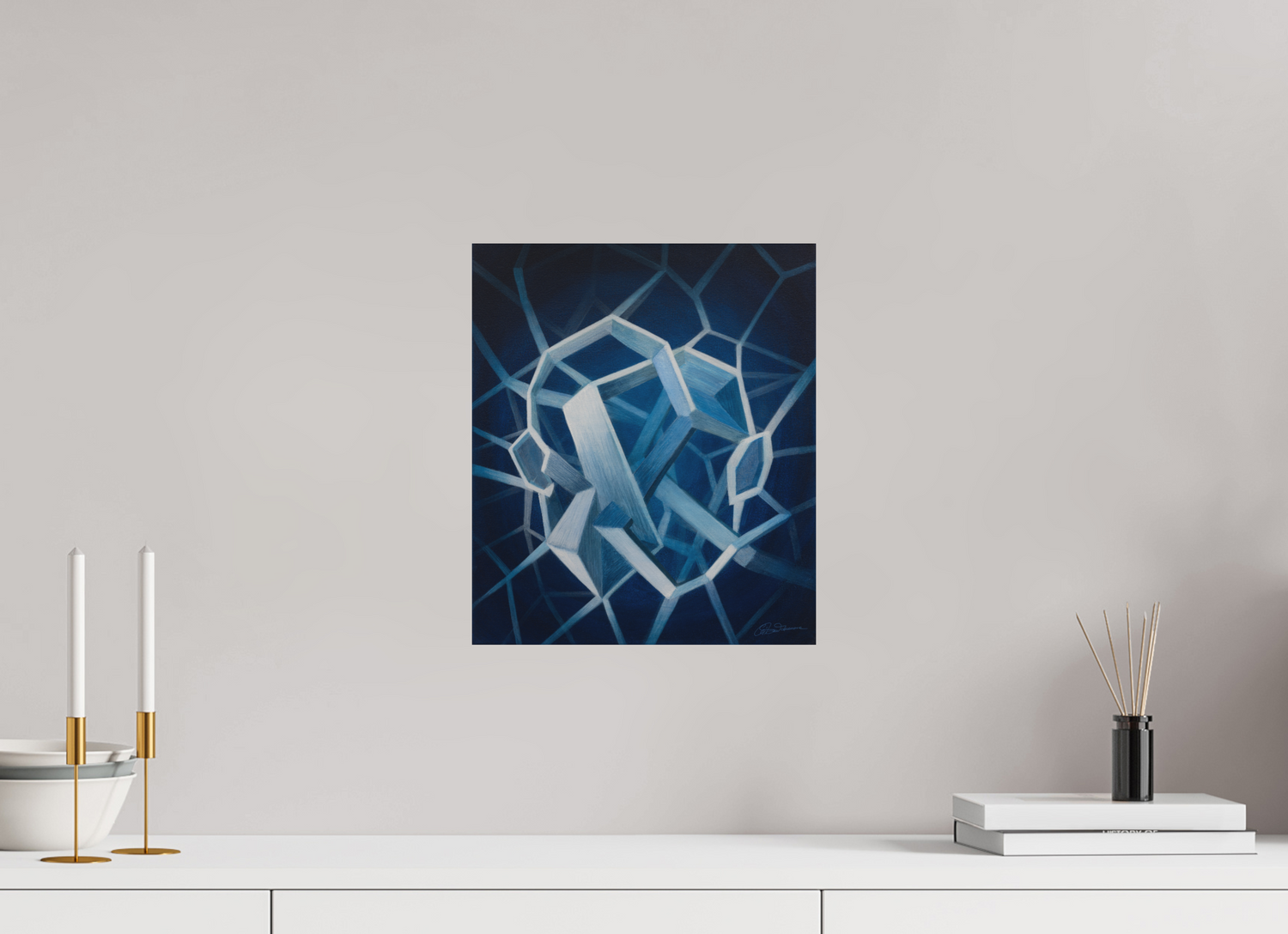 30 x 35 cm, Alu-Dibond mit Aufhängung Architektur der Zweisamkeit