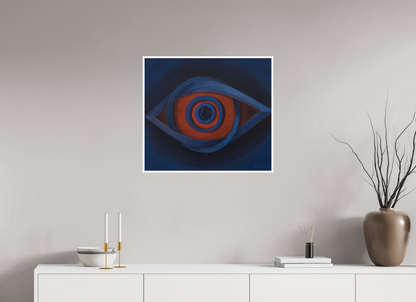 67,7 x 60 cm, Papier ohne Rahmen Auge der Erkenntnis