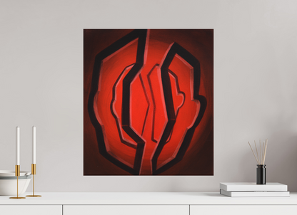 50 x 56,4 cm, Fine Art Print ohne Rahmen Selbst-Bild. Zwei Portale eines Selbst