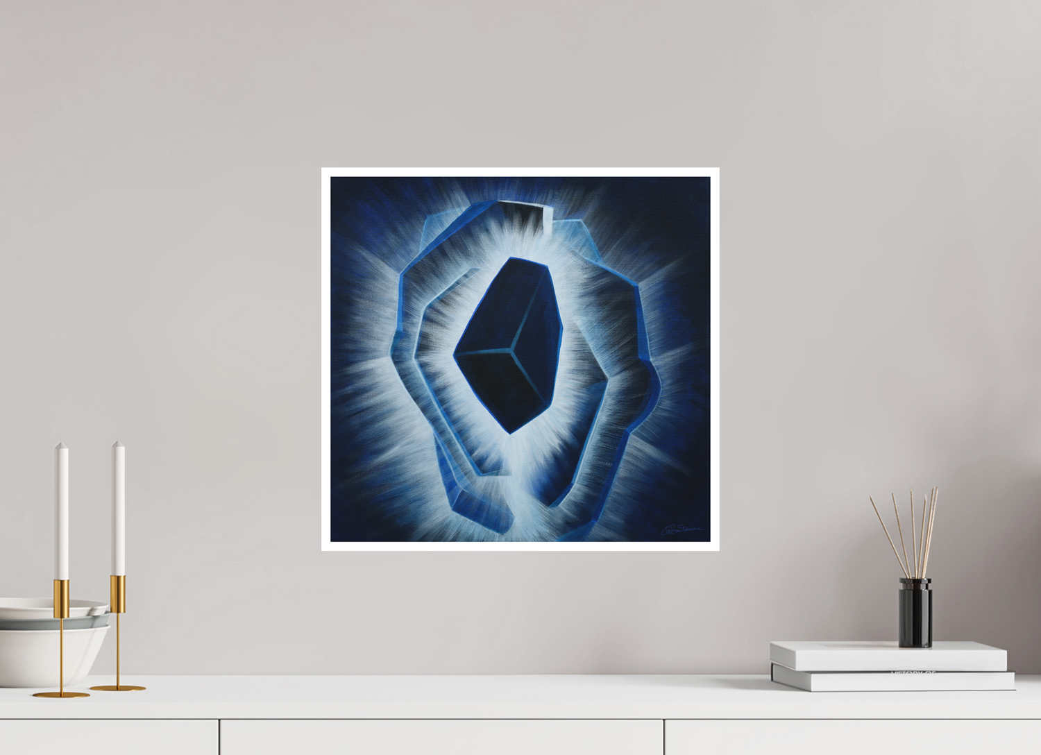 41,6 x 40 cm, Papier ohne Rahmen Der innere Durchbruch – Erwachen