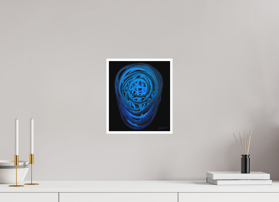 25 x 28,7 cm, Papier ohne Rahmen Wasser | Winter