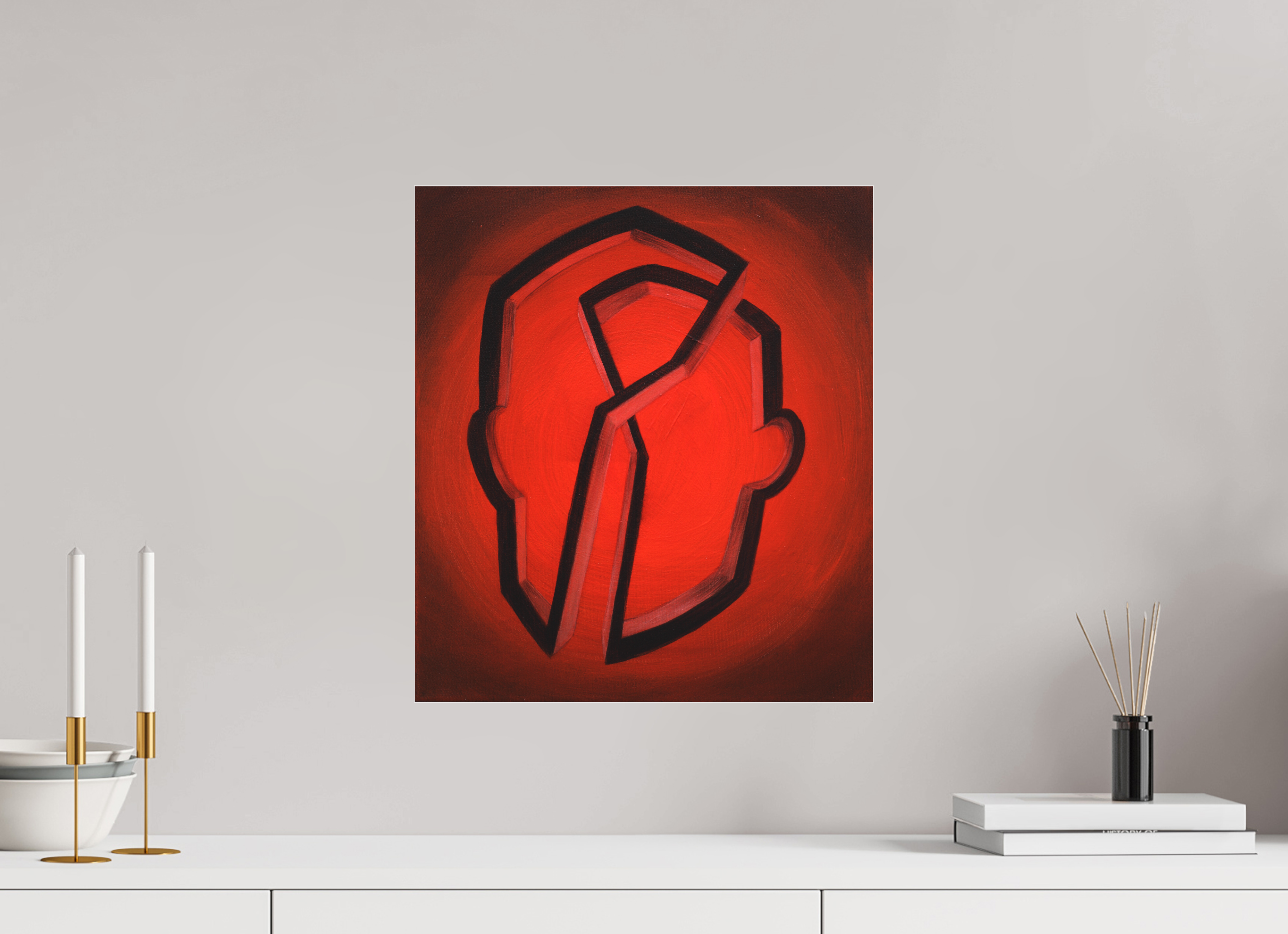 40 x 45 cm, Fine Art Pigmentdruck hinter Acrylglas Geistige Architektur arbeitstitel