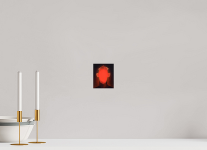 10 x 12,1 cm, Fine Art Print auf Metal Portal zum Selbst