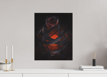 40 x 50,2 cm, Kunstdruck auf Alu-Dibond mit Aufhängung Lucifera – Lichträgerin