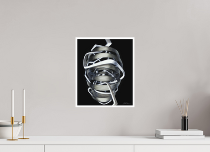 30 x 36 cm, Papier ohne Rahmen Architektur des Bewusstseins - Innerer Pfad