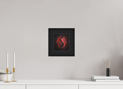 15 x 16,7 cm, Foto Papier schwarzes passapartout und schwarzer rahmen Selbst-Bild. Zwischen Vergangenheit und Werden