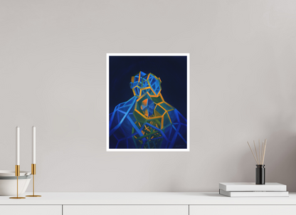 30 x 35,7 cm, Papier ohne Rahmen Trinität – Eltern Kind