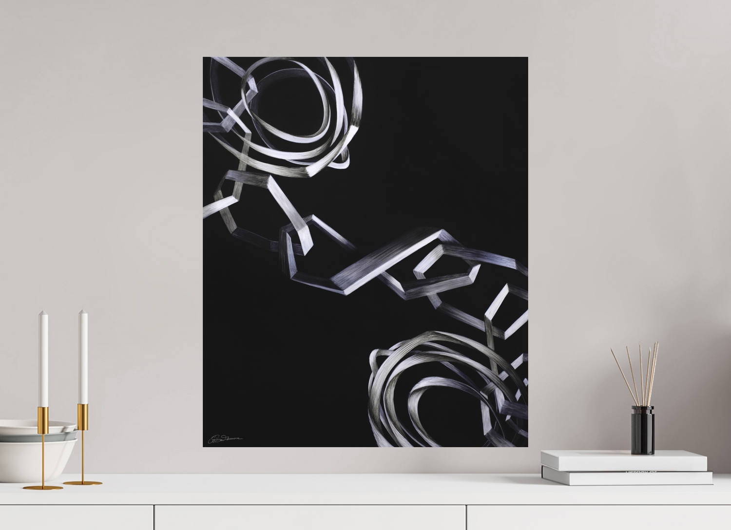 50 x 60 cm, Alu-Dibond mit Aufhängung Zusammen hängen