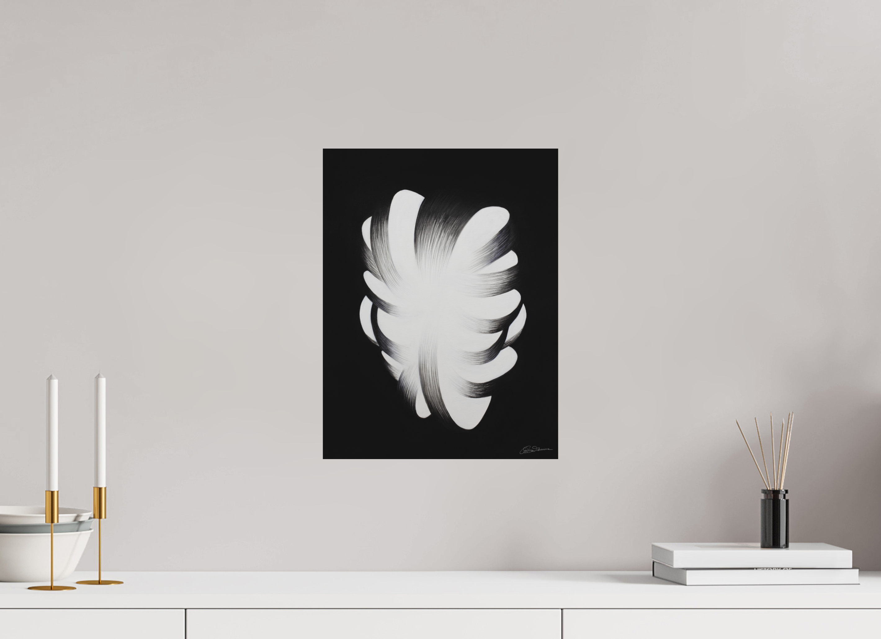 30 x 39,6 cm, Alu-Dibond mit Aufhängung Ausstrahlung