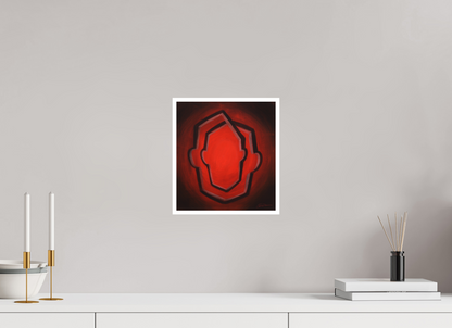 25 x 27,4 cm, Papier ohne Rahmen Selbst-Bild. Die unendliche Wandlung