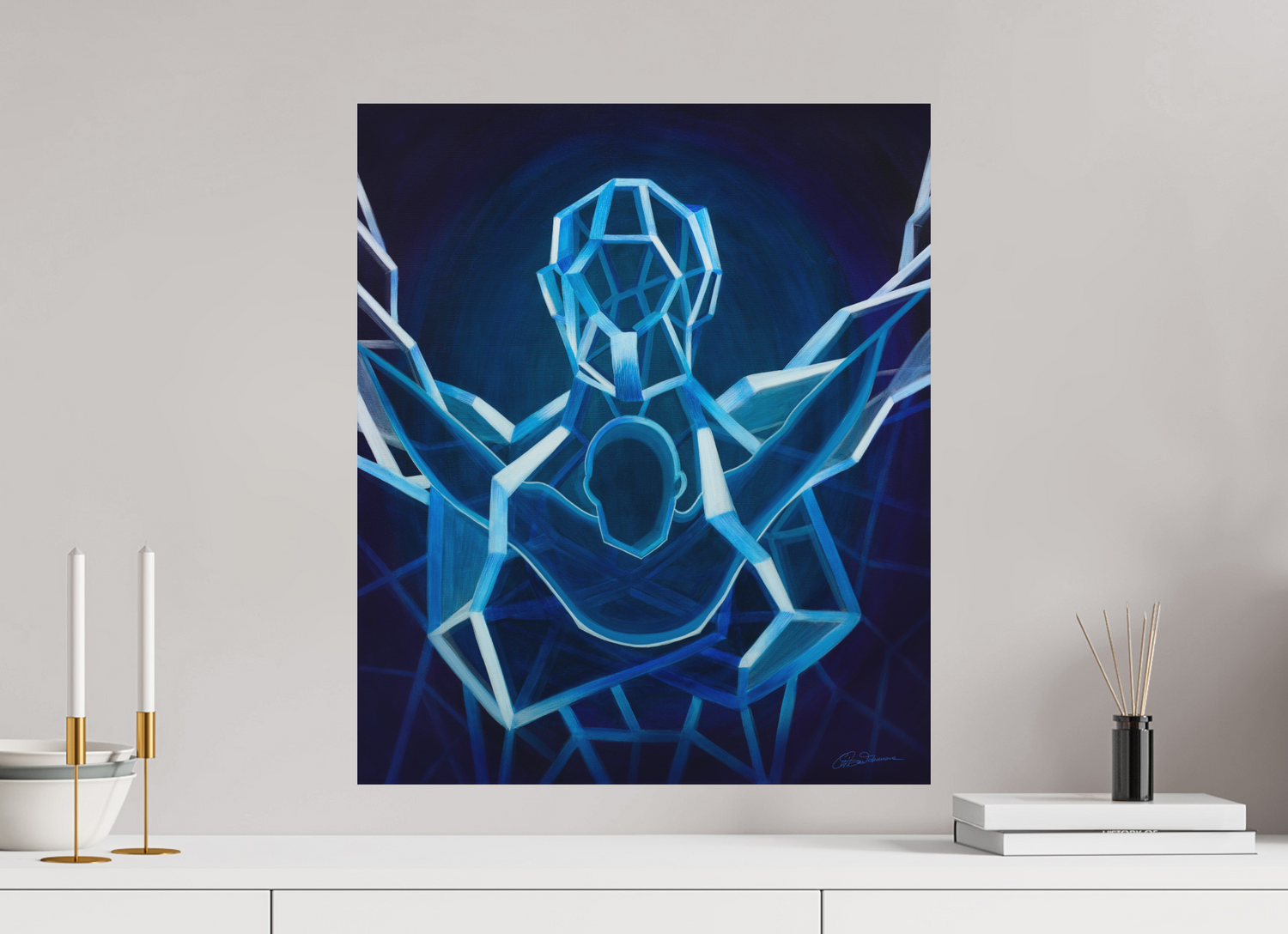 50 x 59,4 cm, Alu-Dibond mit Aufhängung Elan