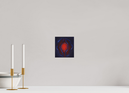 15 x 16,5 cm, Fine Art Print ohne Rahmen Selbst-Bild. Innerer Übergang