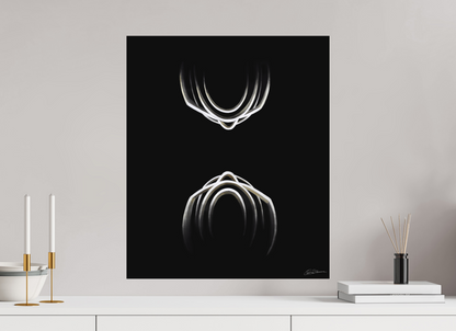 50 x 59,8 cm, Kunstdruck auf Alu-Dibond mit Aufhängung Selbstbegegnung