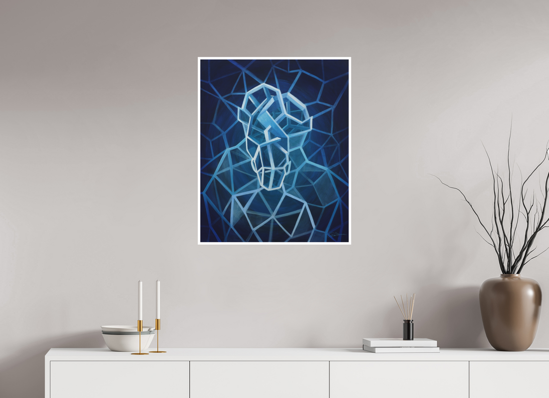 60 x 73,9 cm, Papier ohne Rahmen Familienfeld