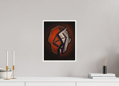 30 x 37,5 cm, Papier ohne Rahmen Herbst – von Feuer zu Asche