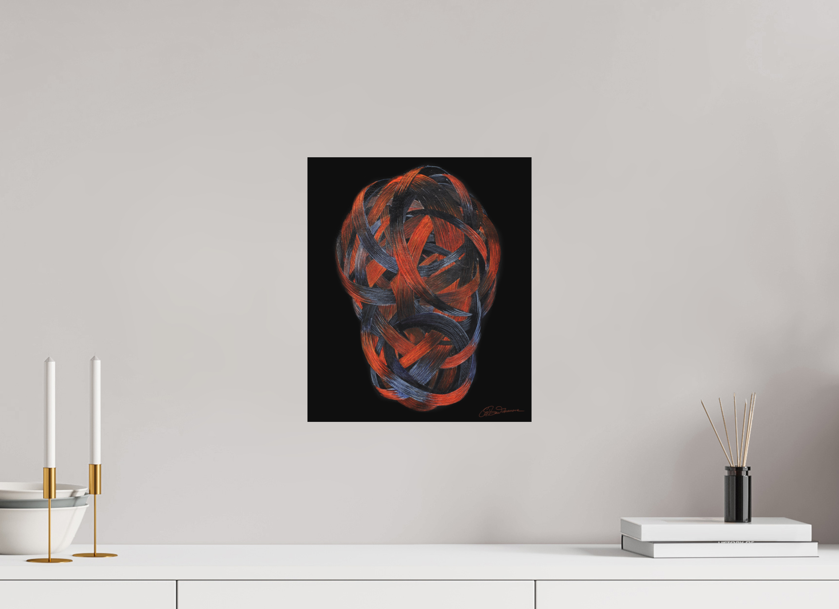 30 x 35,4 cm, Alu-Dibond-Druck mit Aufhängung Elementarwersen