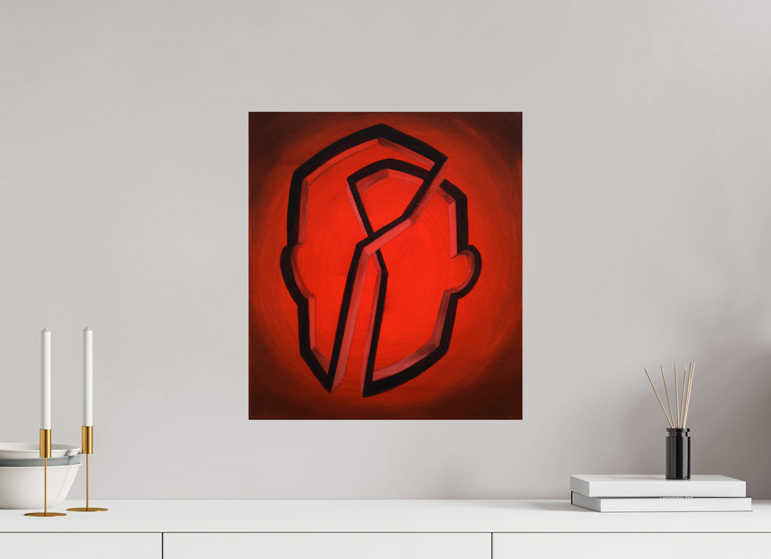 40 x 45 cm, Fine Art Print auf Metal Geistige Architektur arbeitstitel