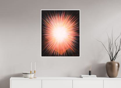 70 x 84,7 cm, Papier ohne Rahmen Erleuchtung