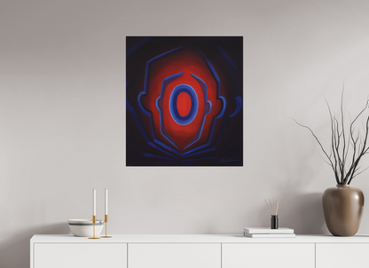 70 x 77,6 cm, Alu-Dibond-Druck mit Aufhängung Selbst-Ursprung