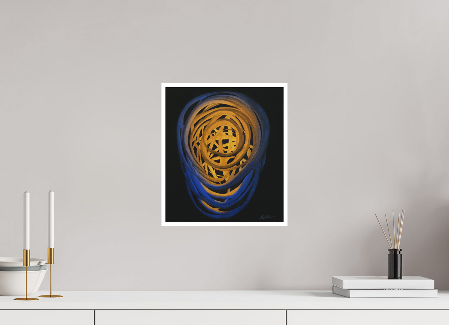 30 x 34,4 cm, Papier ohne Rahmen Erde &amp; Wasser | Frühsommer