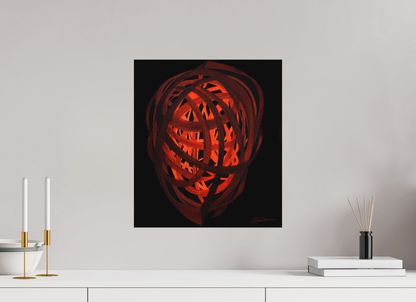 40 x 45,3 cm, Alu-Dibond mit Aufhängung Selbst Formung