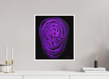 40 x 45,8 cm, Papier ohne Rahmen Äther – Ursprung aller Form